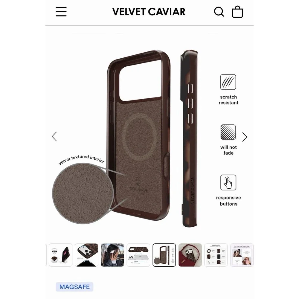 Velvet Caviar It Girl Leopard MagSafe Case iPhone 17 Pro - NEW